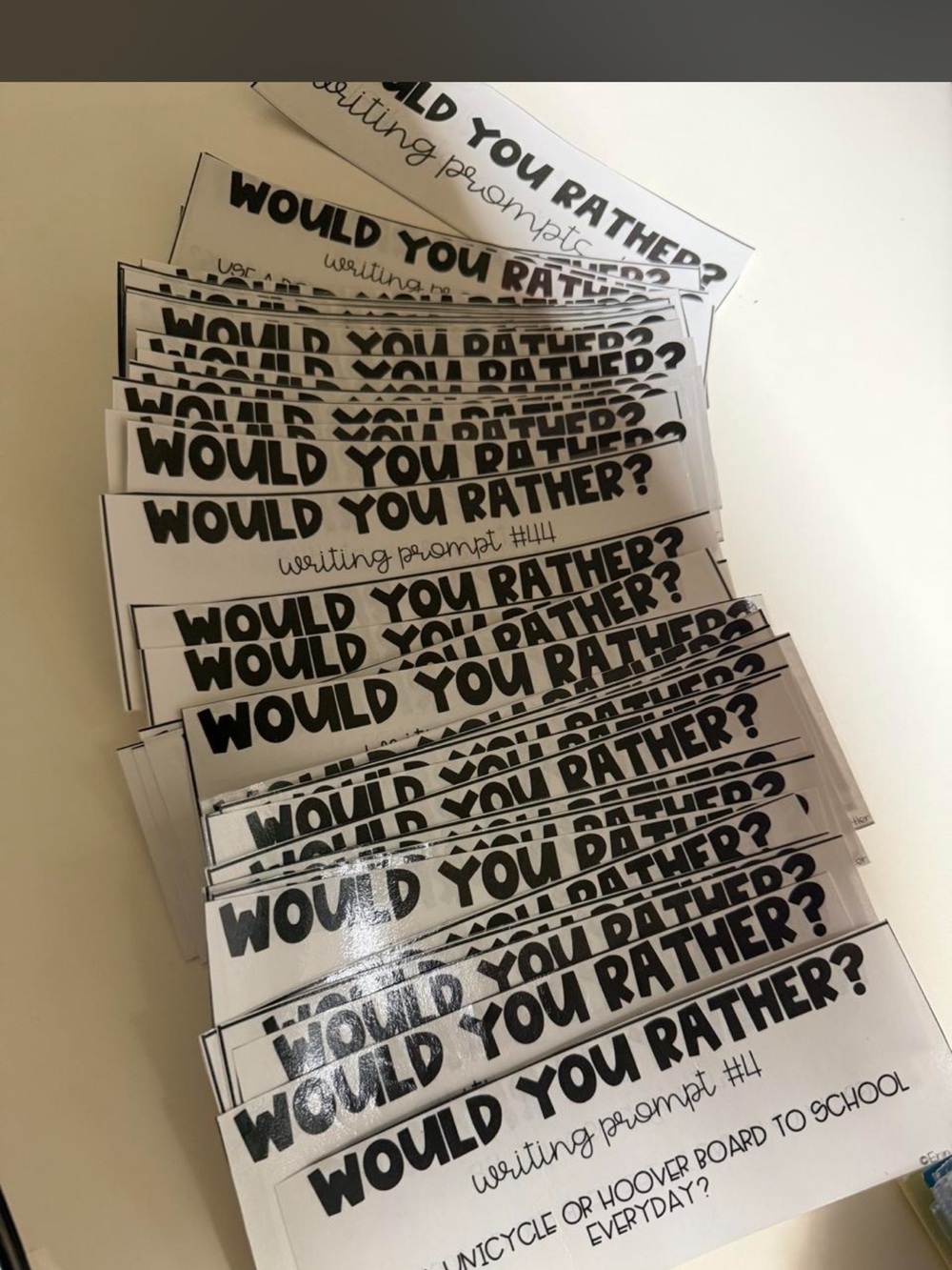 Writing Cards